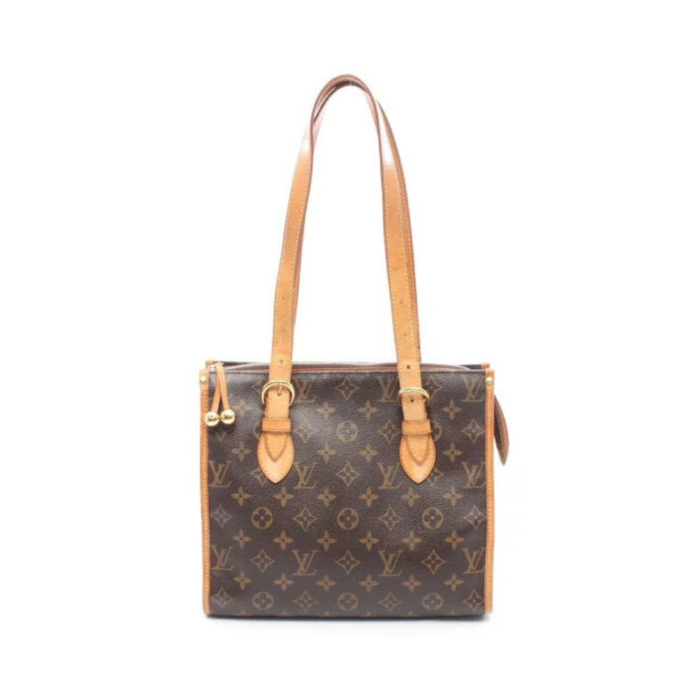 Louis Vuitton Popincourt O Monogram Tote Bag Canvas Leather Brown